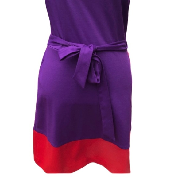 🛍 3 for $35! Elle Color Block Dress Size 10 NWT - Picture 2 of 6